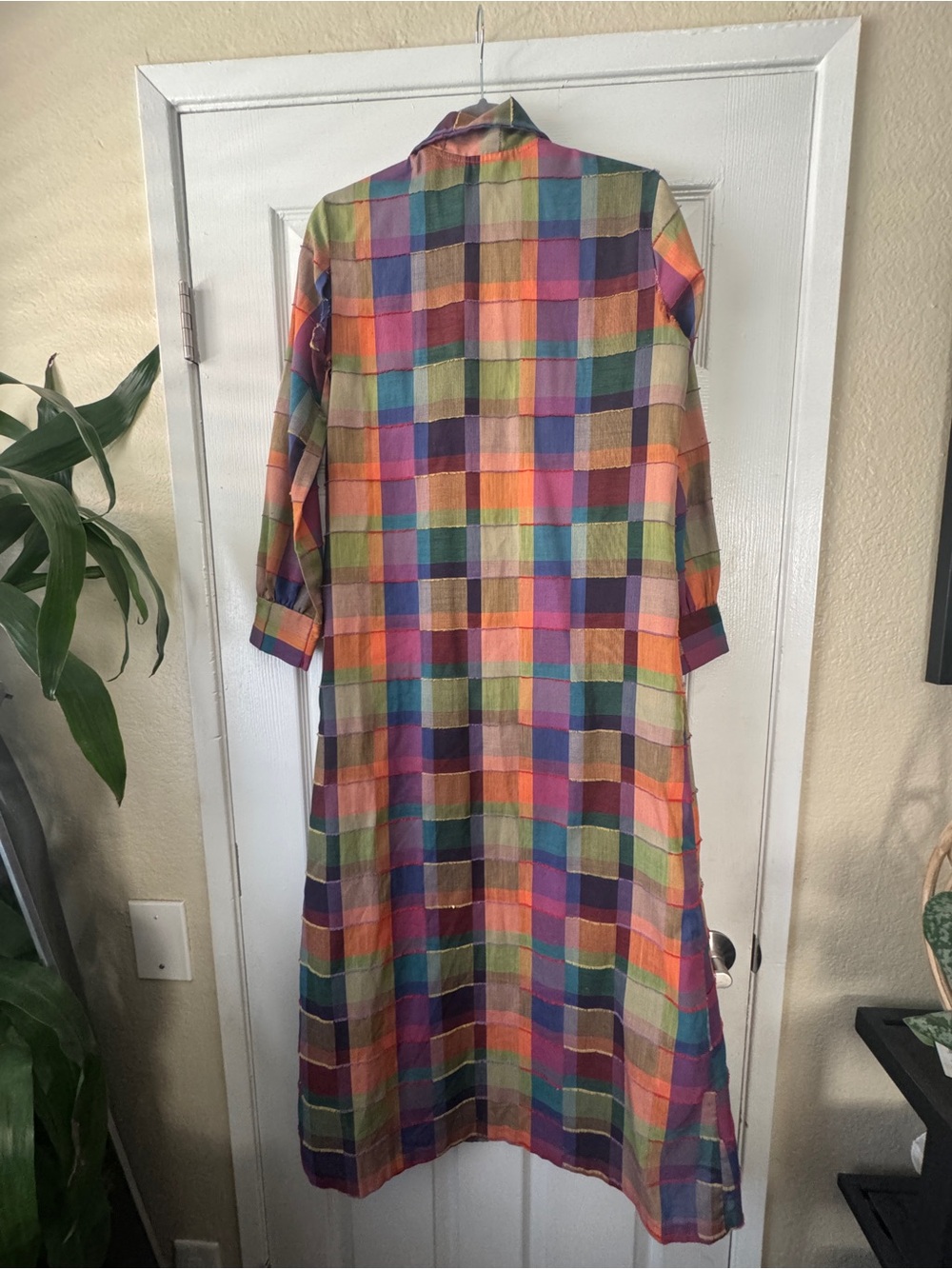 Vintage 70s Dress, Gaymode Penneys Patchwork Maxi Dress Union Made Size S/M - Picture 9 of 9